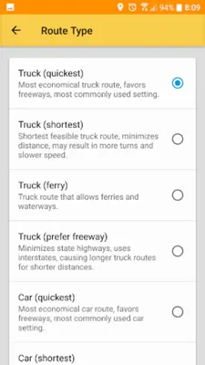 SmartTruckRoute 2 Nav & IFTA android App screenshot 7