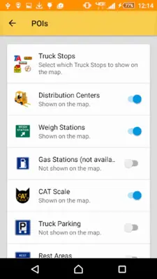 SmartTruckRoute 2 Nav & IFTA android App screenshot 8